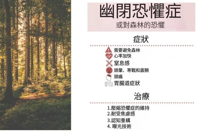 害怕森林或恐雨症：症狀、成因與治療